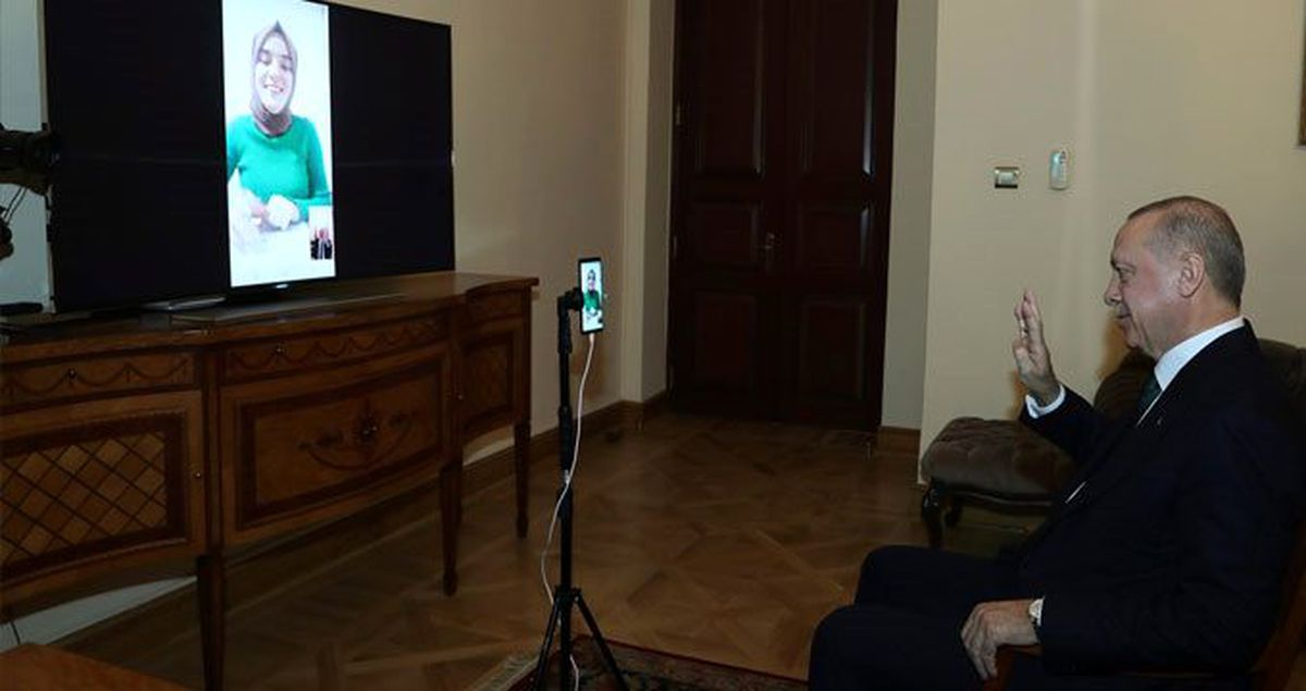 Cumhurbaşkanı Erdoğan, Kim Milyoner Olmak İster'e damga vuran Ümmü Gülsüm Genç ile görüştü