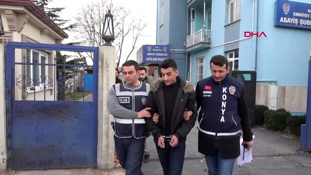 Konya-kuzenini bıçakladı, yurt dışına kaçmak üzereyken yakalandı