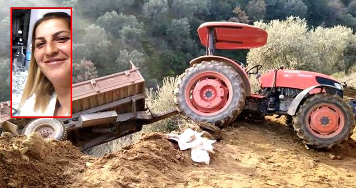 Zeytin toplamaya giden kadın, devrilen traktörden düşerek hayatını kaybetti