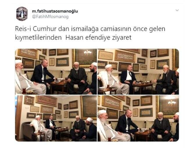 Cumhurbaşkanı Erdoğan, İsmailağa Vakfı'na ziyaret etti