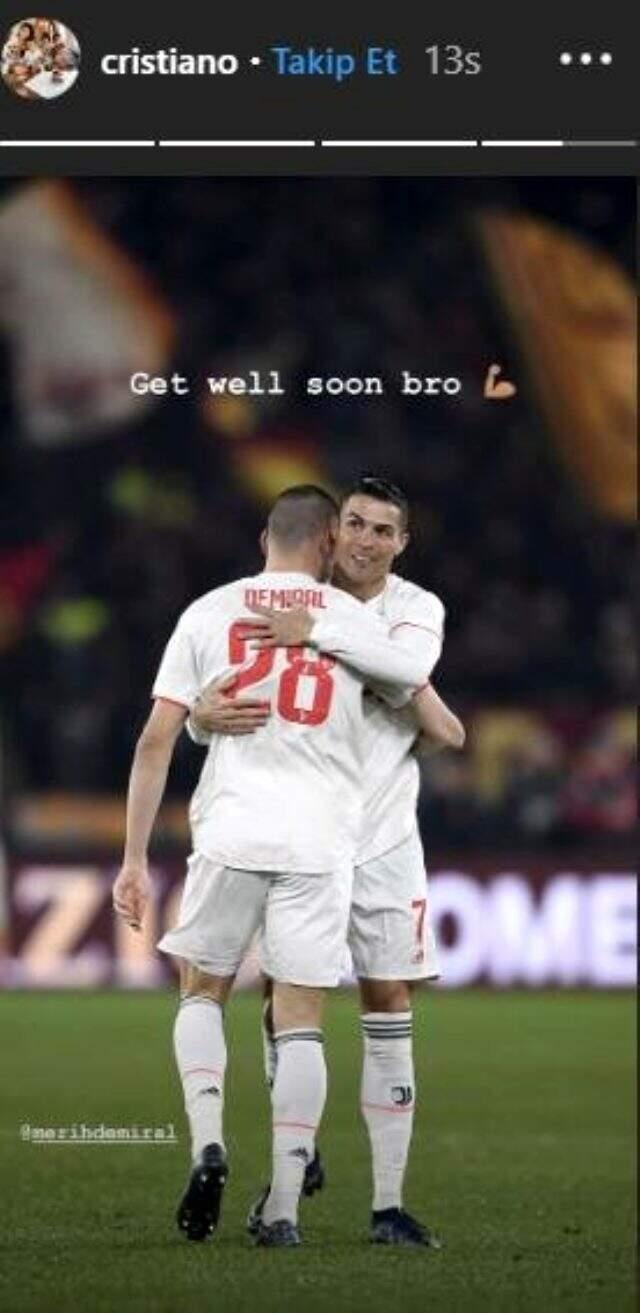Futbol dünyasından Merih'e geçmiş olsun dilekleri!