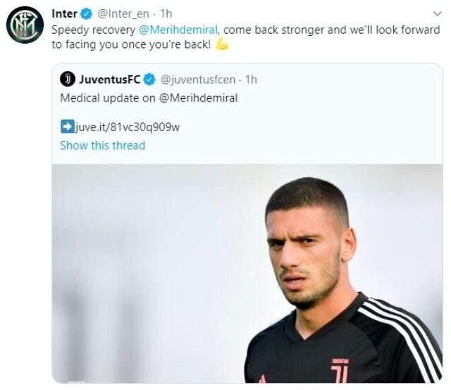 Futbol dünyasından Merih'e geçmiş olsun dilekleri!