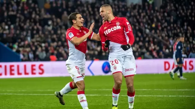 Monaco'ya, PSG karşısında 1 puanı Slimani getirdi Monaco'ya, PSG karşısında 1 puanı Slimani getirdi