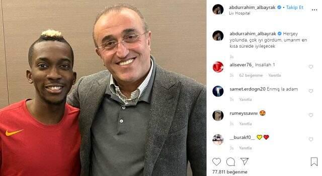 Sıtma olan Onyekuru ile ilgili Abdurrahim Albayrak'tan açıklama geldi