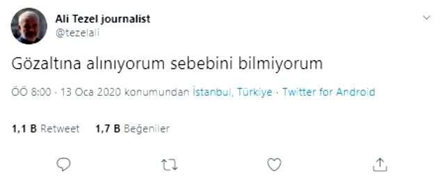 Sosyal güvenlik uzmanı Ali Tezel gözaltına alındı