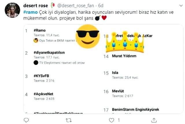 İlk bölümü yayınlanan Ramo, sosyal medyada gündem oldu