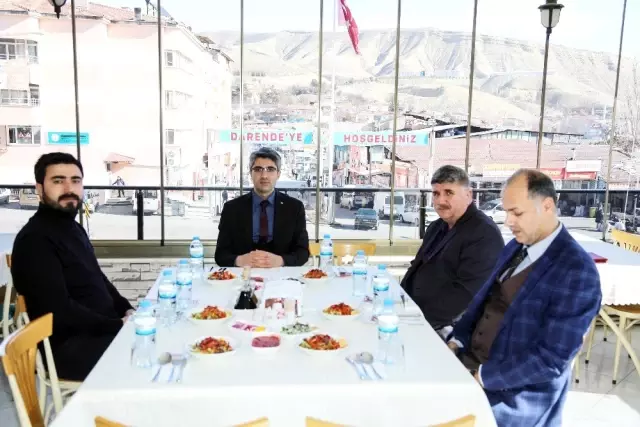 Kaymakamı Çalışır, basın ile bir araya geldi
