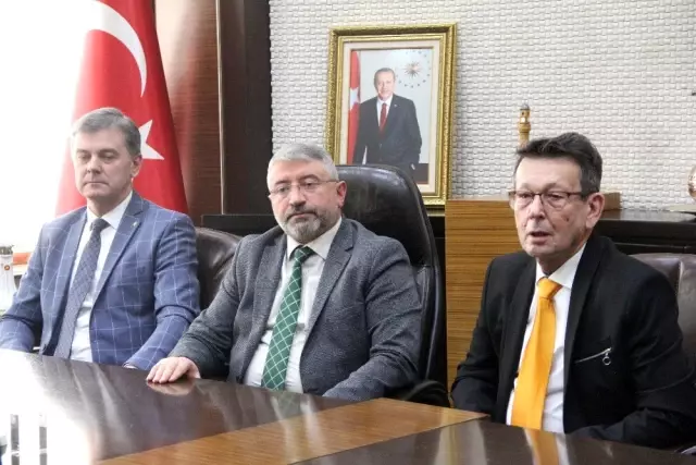 Telsiai ve Szarvas Belediye Başkanları'ndan Aşgın'a ziyaret
