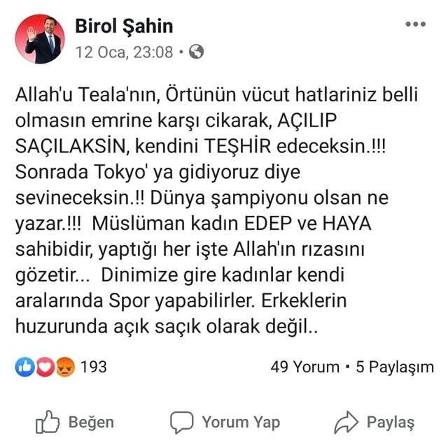 Ayberk Olmaz'dan MHP'li başkana tepki: Bizim şortları da uzatalım