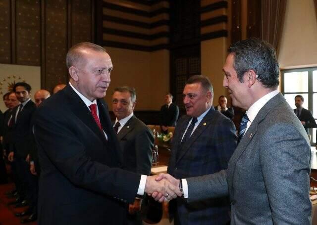 Cumhurbaşkanı Erdoğan, kulüp başkanlarını uyardı: Futbol yasası konusunda adımı kullanmayın