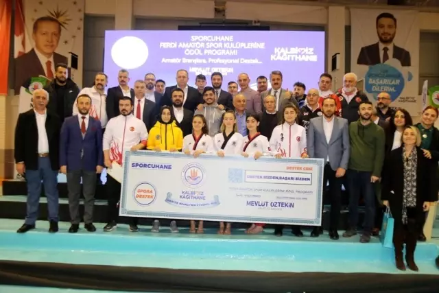 Kağıthane Belediyesi'nden amatör kulüp ve sporculara 500 bin TL destek