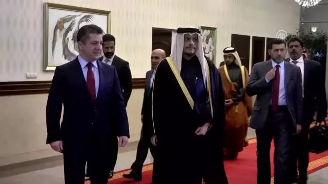 Katar Dışişleri Bakanı Al Sani - IKBY Başbakanı Barzani görüşmesi Katar Dışişleri Bakanı Al Sani - IKBY Başbakanı Barzani görüşmesi