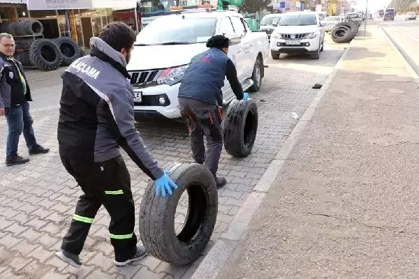 Oto lastikleri, kedilere yuva olacak