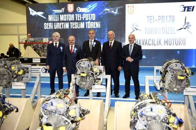 Türkiye'nin ilk yerli ve milli motoru teslim edildi
