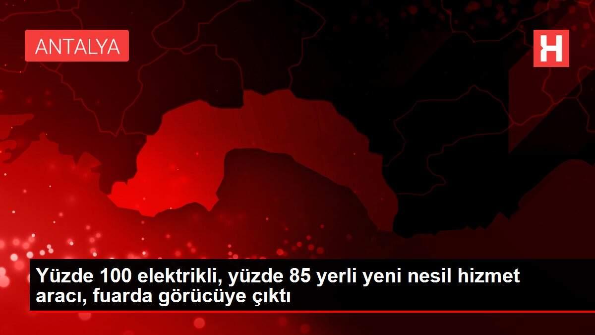 Yüzde 100 elektrikli, yüzde 85 yerli yeni nesil hizmet aracı, fuarda görücüye çıktı