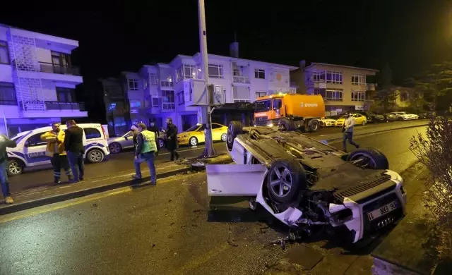 Başkentte meydana gelen iki ayrı trafik kazasında 5 kişi yaralandı