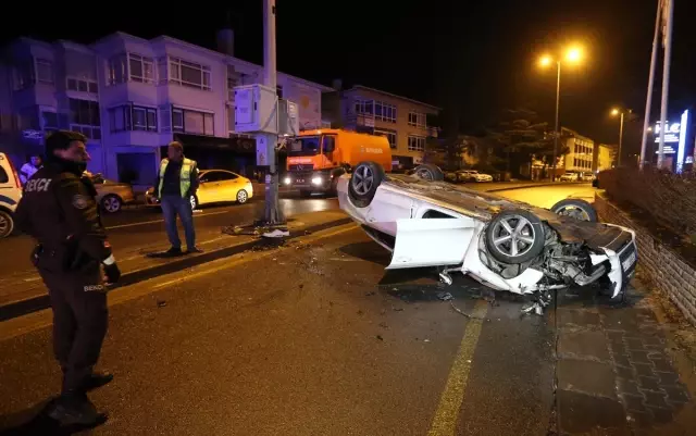 Başkentte meydana gelen iki ayrı trafik kazasında 5 kişi yaralandı