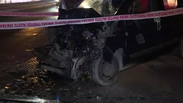 Başkentte trafik kazası: 1 yaralı Başkentte trafik kazası: 1 yaralı