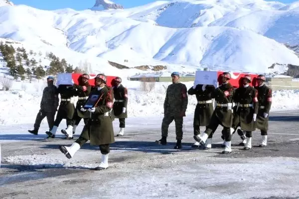 Çukurca şehitleri, törenle memleketlerine uğurlandı