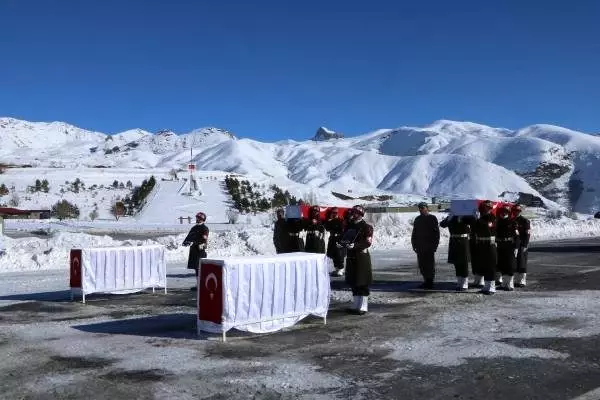 Çukurca şehitleri, törenle memleketlerine uğurlandı