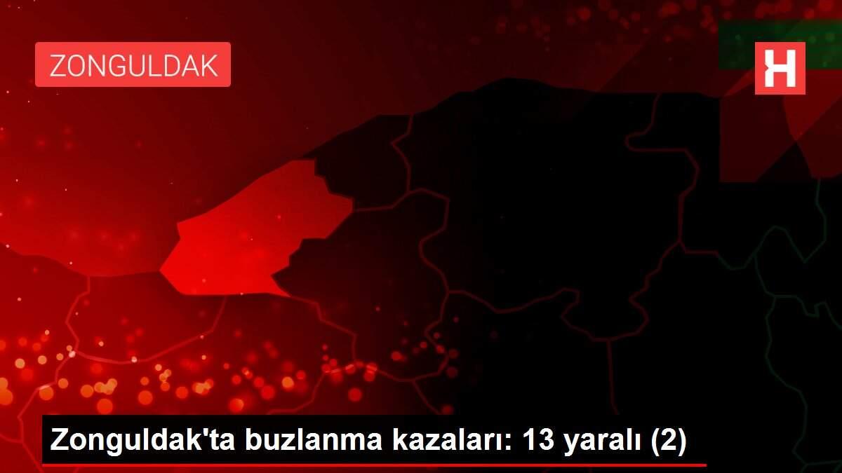 Zonguldak'ta buzlanma kazaları: 13 yaralı (2)