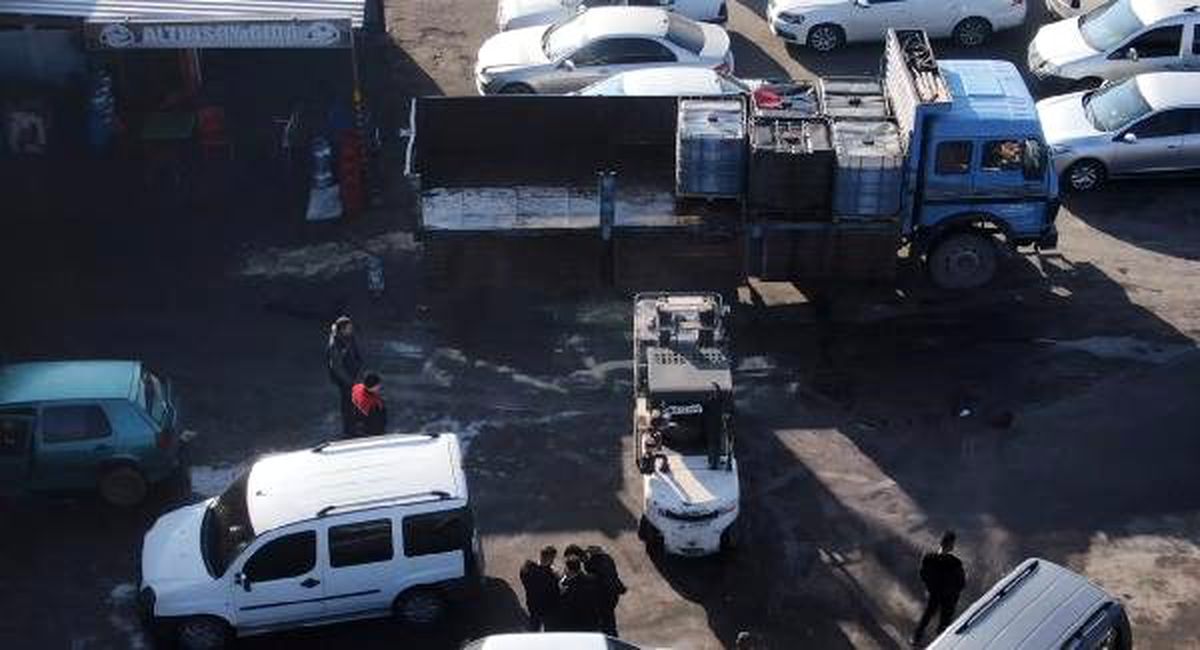 Aksaray'da kaçak '10 numara yağ' operasyonu