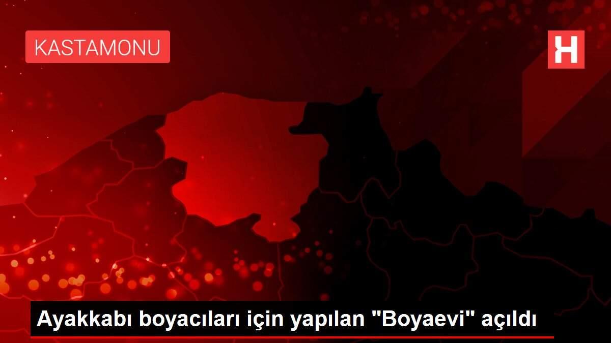 Ayakkabı boyacıları için yapılan 'Boyaevi' açıldı