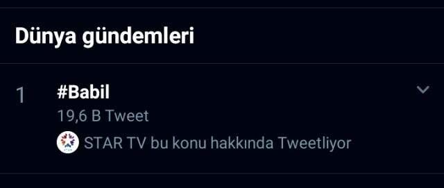 Star TV'nin yeni dizisi Babil, sosyal medyada dünya gündemine oturdu!.