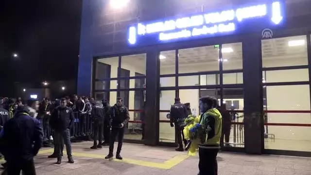 Fenerbahçe kafilesi, Gaziantep'e geldi