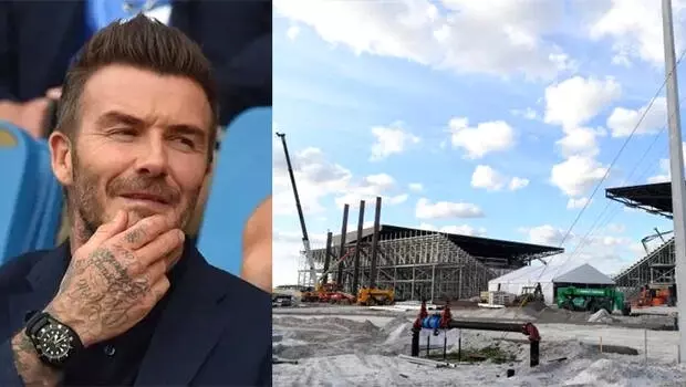 Görüntüler endişe verici ama Beckham kendinden emin!