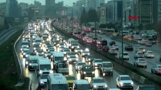 İstanbul'da trafik yoğunluğu röportajlar