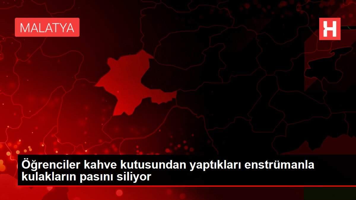 Öğrenciler kahve kutusundan yaptıkları enstrümanla kulakların pasını siliyor