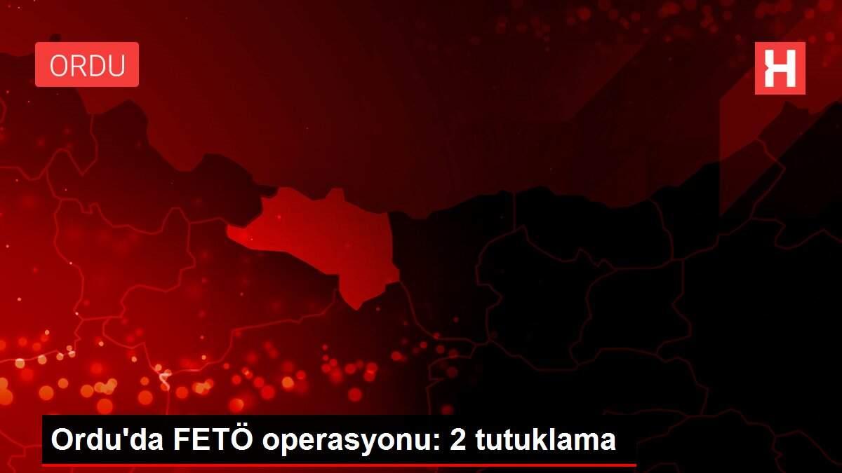 Ordu'da FETÖ operasyonu: 2 tutuklama