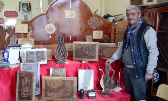 (Özel) 34 yıldır ceviz ağaçlarını sanat eserine dönüştürüyor (Özel) 34 yıldır ceviz ağaçlarını sanat eserine dönüştürüyor