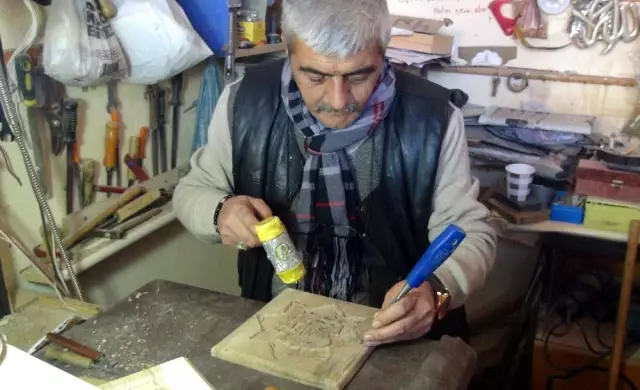 (Özel) 34 yıldır ceviz ağaçlarını sanat eserine dönüştürüyor (Özel) 34 yıldır ceviz ağaçlarını sanat eserine dönüştürüyor