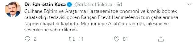 Rahşan Ecevit'in vefatı sonrası siyaset dünyasından taziye mesajları yağdı