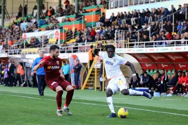 Alanyaspor, Kayserispor'u 5-1 yendi