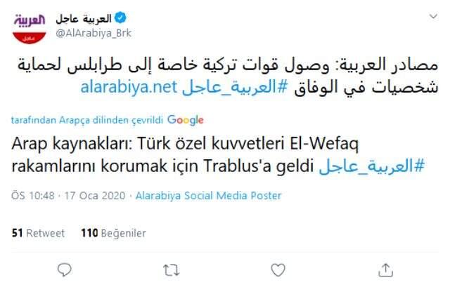 Arap basınından Libya iddiası: Türk özel harekat birimleri Trablus'ta.