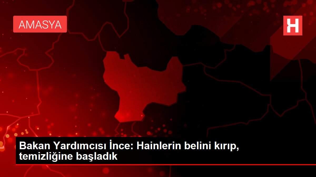 Bakan Yardımcısı İnce: Hainlerin belini kırıp, temizliğine başladık
