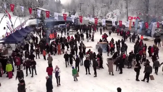 Kocaeli kartepe'de vatandaşların kar fest coşkusu-2 - yeniden