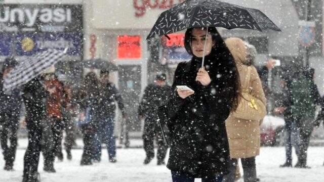 İstanbul'da hafta içi kar bekleniyor