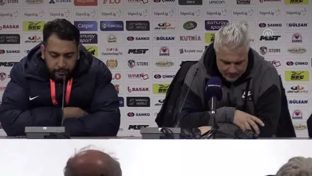 Maçın ardından - Gaziantep Futbol Kulübü Teknik Direktörü Marius Sumudica Maçın ardından - Gaziantep Futbol Kulübü Teknik Direktörü Marius Sumudica