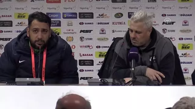 Maçın ardından - Gaziantep Futbol Kulübü Teknik Direktörü Marius Sumudica Maçın ardından - Gaziantep Futbol Kulübü Teknik Direktörü Marius Sumudica