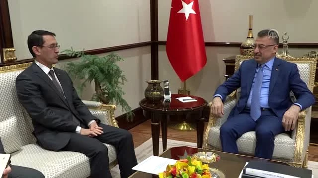 Fuat Oktay, Türkmenistan Büyükelçisi Amanlıyev'i kabul etti