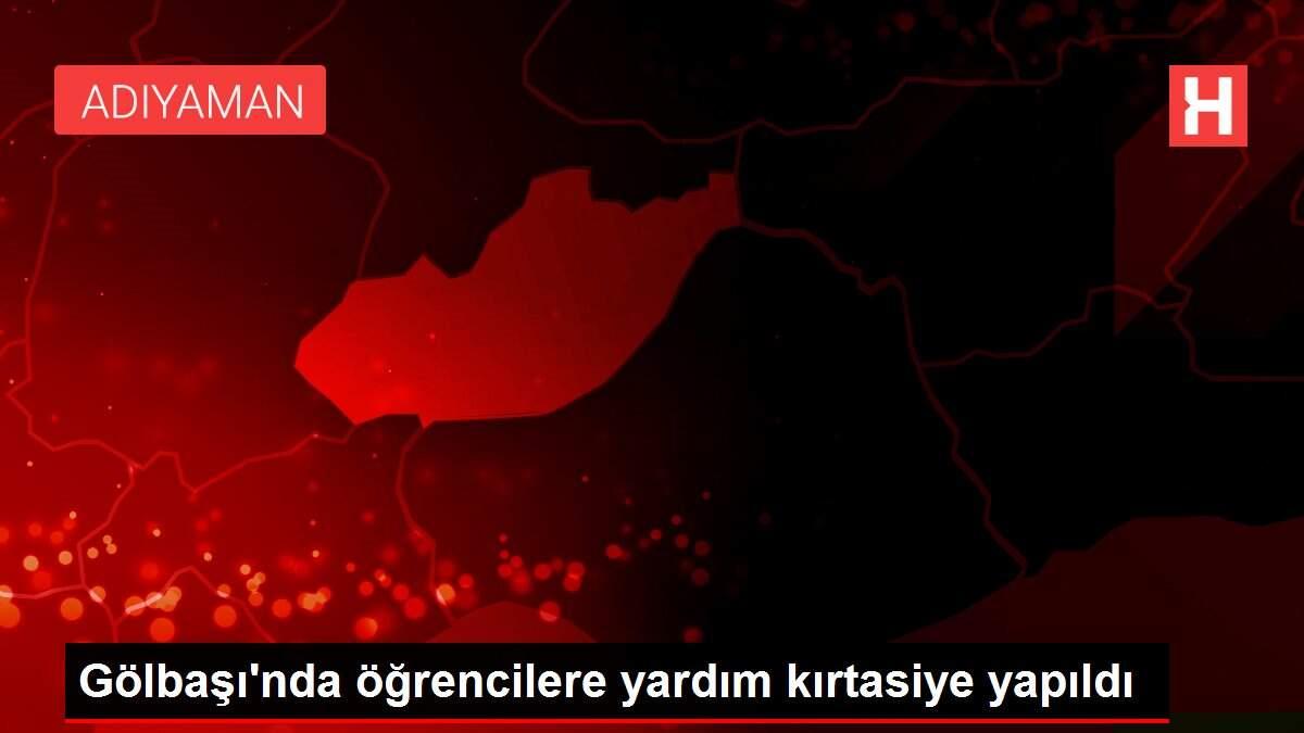 Gölbaşı'nda öğrencilere yardım kırtasiye yapıldı