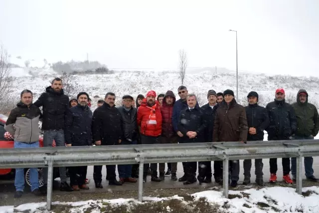 Havza'da kazanın olduğu yerde anma