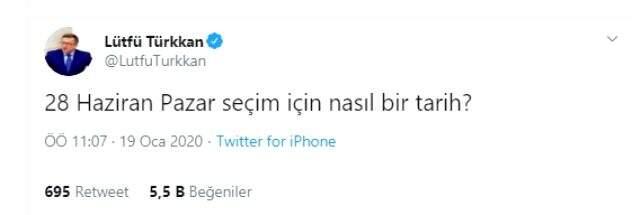İYİ Partili Lütfü Türkkan'ın paylaşımı gündemi hareketlendirdi
