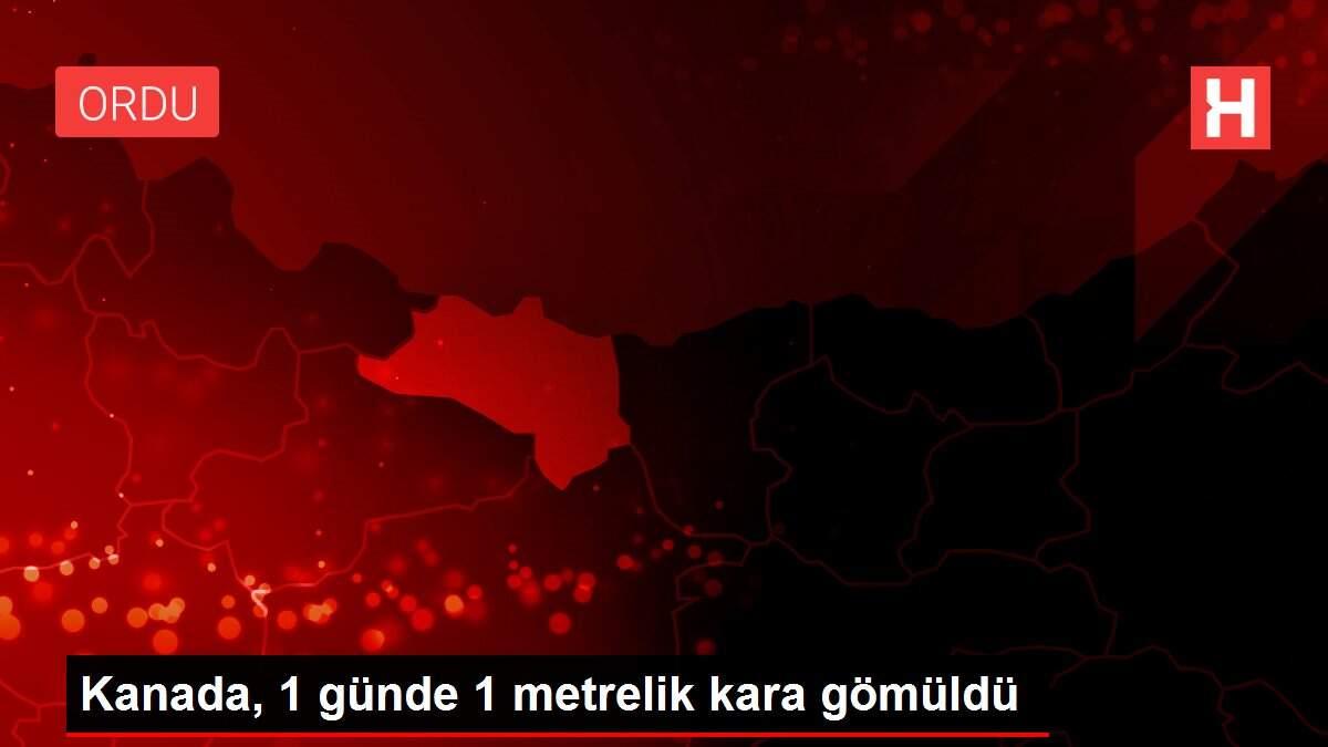 Kanada, 1 günde 1 metrelik kara gömüldü