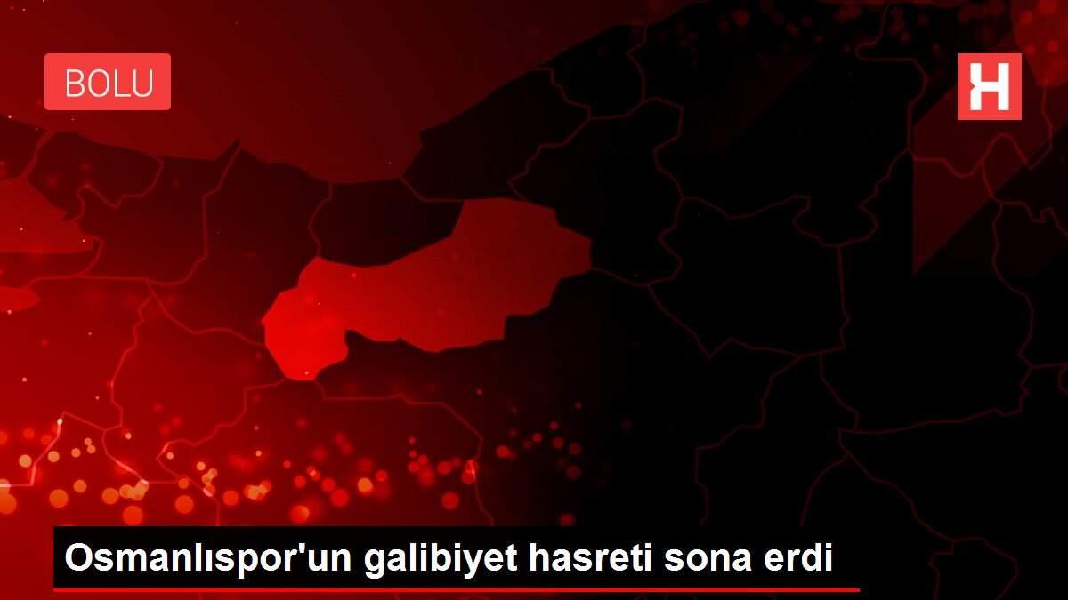 Osmanlıspor'un galibiyet hasreti sona erdi