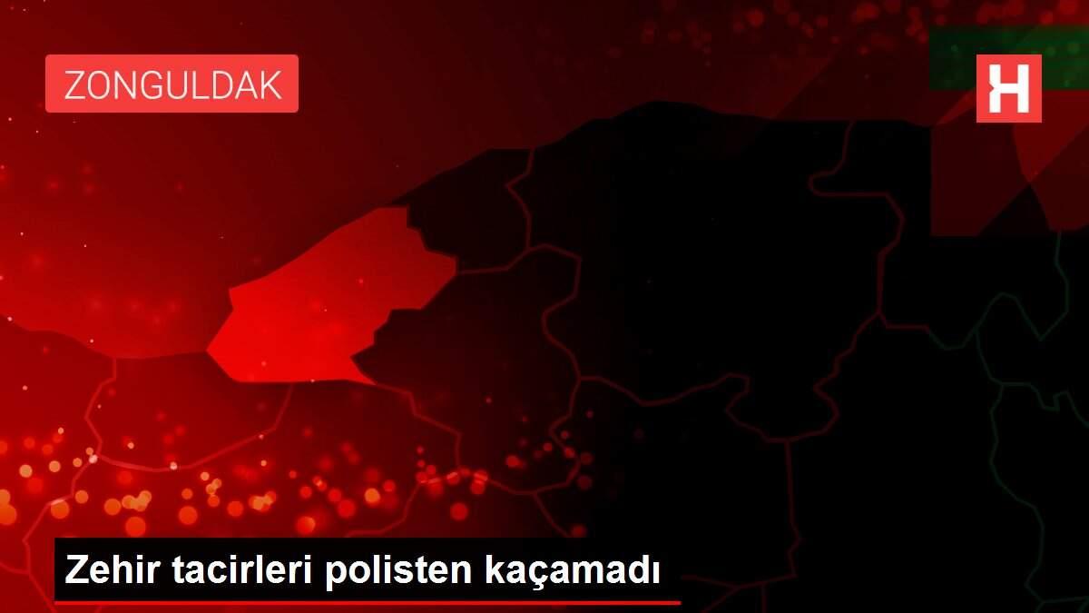 Zehir tacirleri polisten kaçamadı